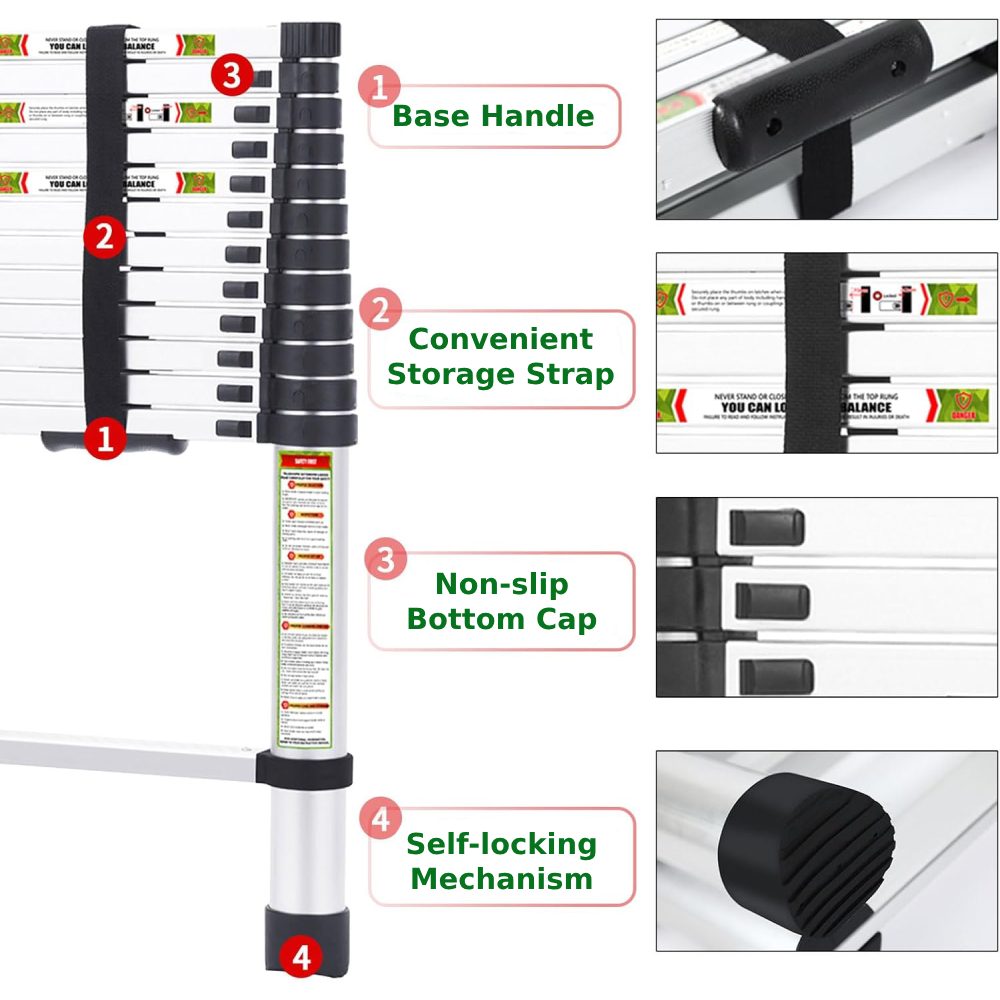Telescoping Extendable Ladder: image 3