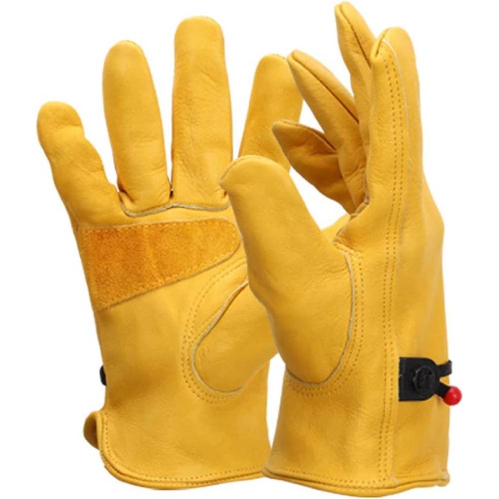 Leather Workwear Gloves L: image 2