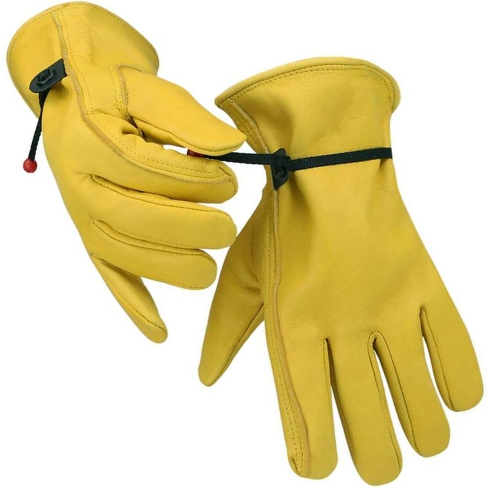 Leather Workwear Gloves L: image 5