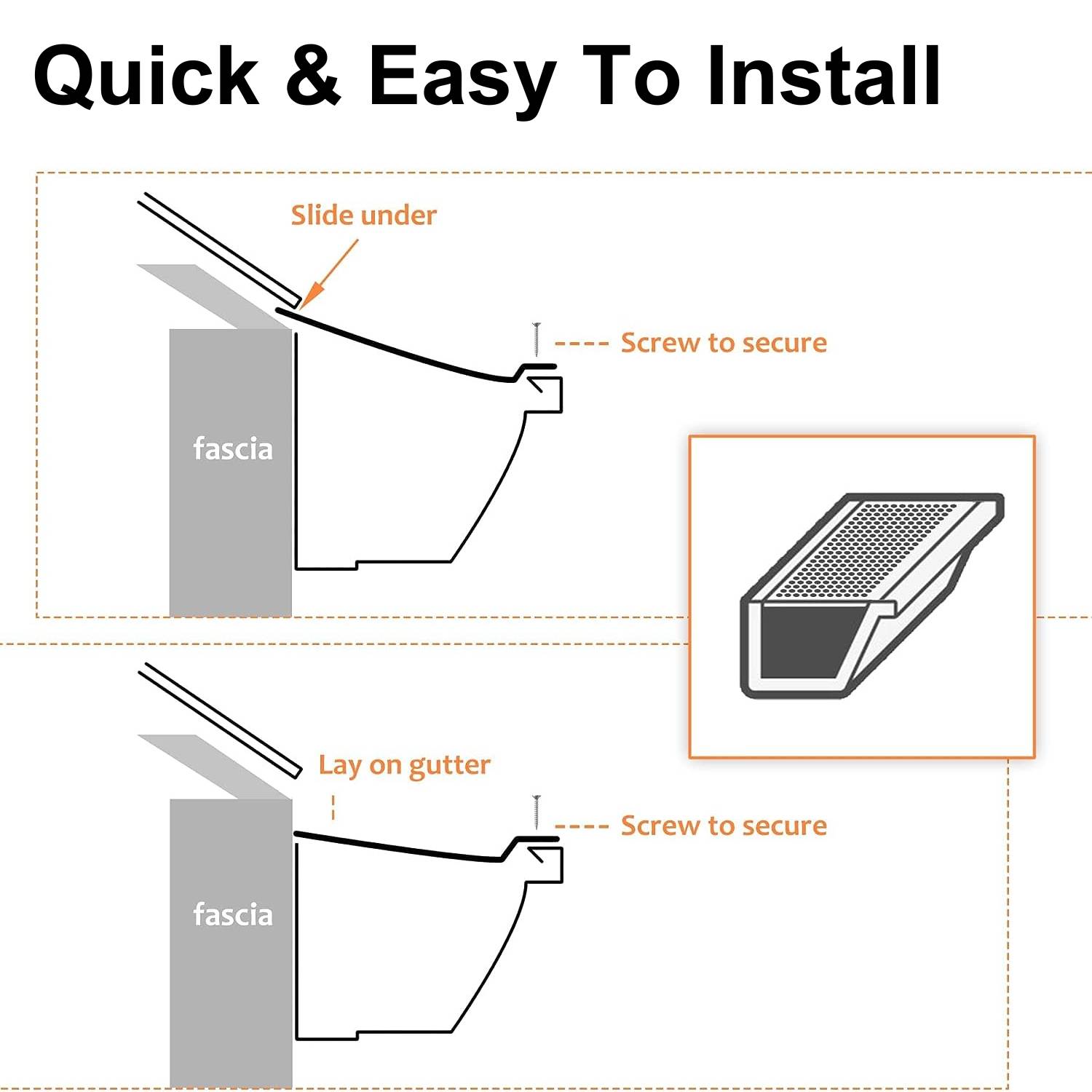 Rain Gutter Guards: image 7